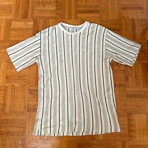 Zara Black and White Striped Tee